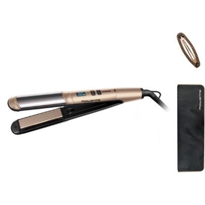 Lisseur 2-en-1 Rowenta Glam & Shine SF4641F0 – lisse et boucle, plaques céramique flottantes