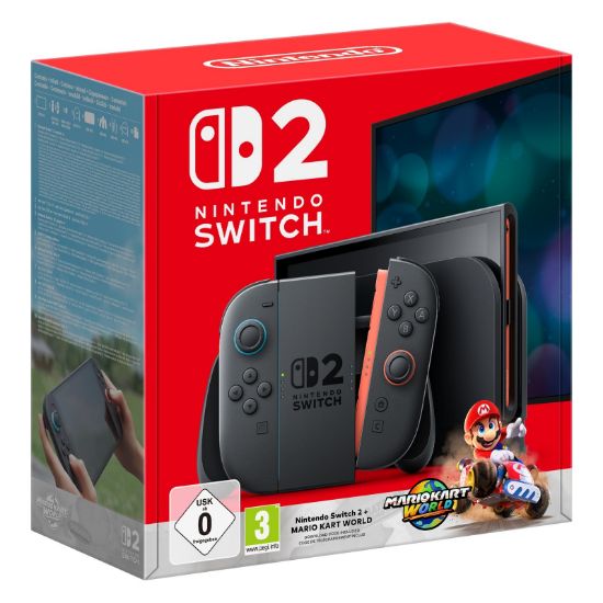 Console Nintendo Switch 2 + Mario Kart World (code dans la boîte) + 3 mois Nintendo Switch Online