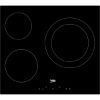 Plaque vitrocéramique 3 foyers 60 cm commandes tactiles - Beko HIC63402T