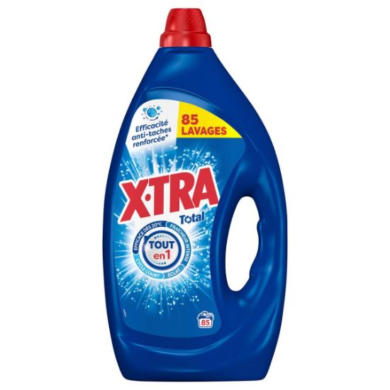 Lessive liquide X-TRA Total 85 lavages 3,825 L