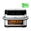 Friteuse sans huile Moulinex Easy Fry Dual Flex EZ922 – 9 L, séparateur amovible, 2700 W, inox