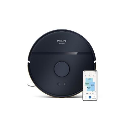 Aspirateur robot laveur 2-en-1 navigation LDS 6 000 Pa bleu nuit - Philips XU2000/15