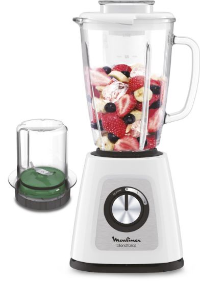 Blender Moulinex Blendforce LM4361 – bol verre 1,75 L, 800 W, mini hachoir inclus