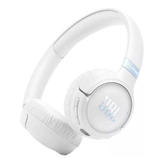 Casque supra-auriculaire sans fil à réduction de bruit 76 h – JBL Tune 680NC – blanc
