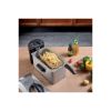 Friteuse semi-professionnelle inox 3 L 2 100 W avec hublot – Kitchencook K-Fry Inox