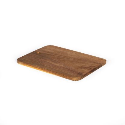Planche à découper en acacia FSC 20 × 15,2 cm avec attache coton – Livoo MES156 – bois