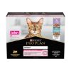 Pâtée chat Purina Pro Plan Delicate multivariété dinde et poisson – pochons 10 × 85 g
