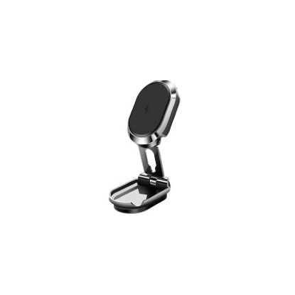 Support de téléphone magnétique pour voiture, rotation 360° – Vortex Electronics SUPTEL – noir et aluminium