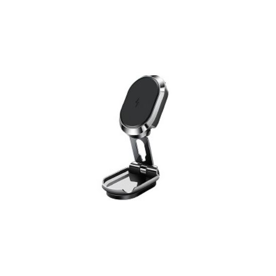Support de téléphone magnétique pour voiture, rotation 360° – Vortex Electronics SUPTEL – noir et aluminium