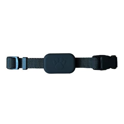 Collier réglable avec traceur pour chat et petit chien, appli iPhone – Vortex Electronics – noir