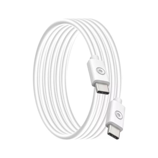 Câble USB-C vers USB-C 1,2 m Big Ben, recyclé, blanc
