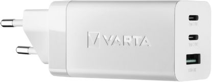 Chargeur secteur GaN 65 W 2 USB-C PD + 1 USB-A QC High Speed Charger - Varta 57956