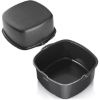 Moule-panier antiadhésif pour friteuse sans huile 21 × 22 × 7 cm – Kitchencook PANIER20C – noir