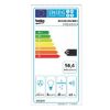 Hotte murale inclinée 90 cm 410 m³/h verre noir - Beko BHCA92442BBH