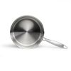Casserole inox triply 20 cm sans revêtement induction et four – Livoo Brigade MEP161 – inox