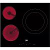 Plaque vitrocéramique 3 foyers 60 cm commandes tactiles - Beko HIC63402T