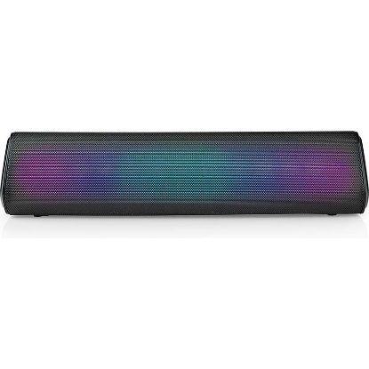 Enceinte Bluetooth portable 6 h LED noire - Nedis SPBT2006BK