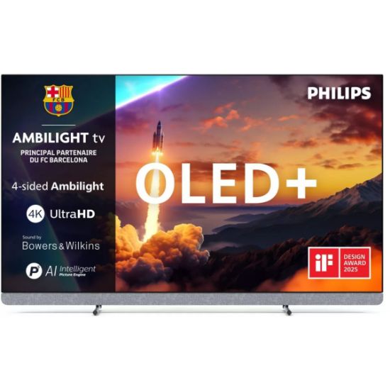 Téléviseur OLED+ 65" (164 cm) 4K Ambilight 4 côtés Bowers & Wilkins - Philips 65OLED910/12