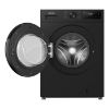 Lave-linge hublot 9 kg Inverter Vapeur noir - Hisense WF1I9022BK