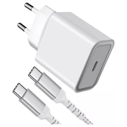 Pack Force Power Lite : chargeur USB-C 25 W + câble USB-C 1,2 m