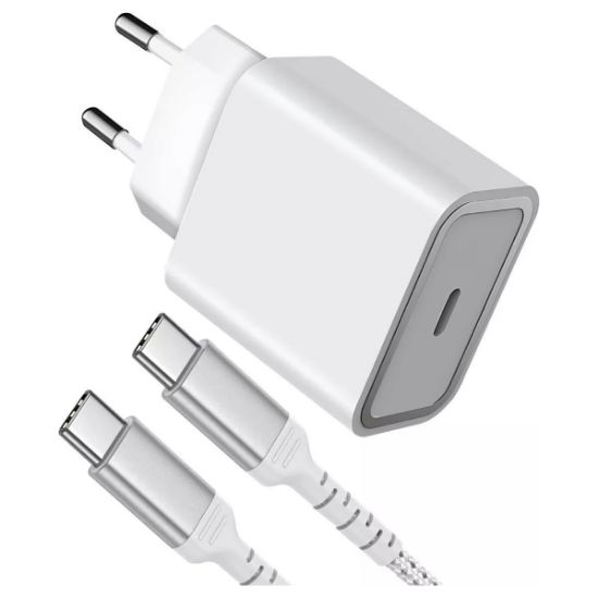 Pack Force Power Lite : chargeur USB-C 25 W + câble USB-C 1,2 m