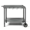 Desserte pour plancha 2 ou 3 brûleurs plateau 70 × 50 cm – Livoo GS168G – gris