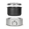 Appareil à fondue électrique 8 personnes 800 W caquelon 2,4 L – Livoo DOC333 – gris