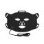 Masque LED visage 4 lumières sans fil avec télécommande – Yoghi Lune de Soie – noir