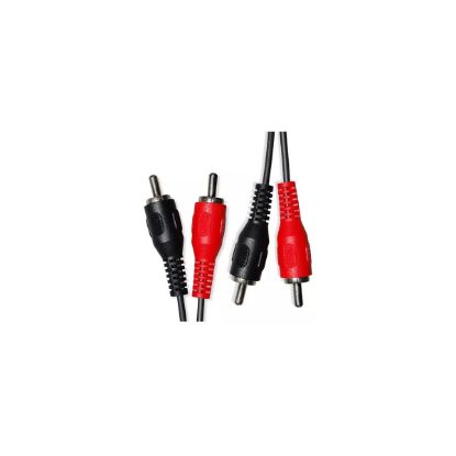 Câble audio 2 RCA mâle/mâle 1,5 m D2 Diffusion