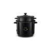 Cuiseur à riz 1,8 L 700 W avec panier vapeur et maintien au chaud – Schneider Souffle de riz – noir