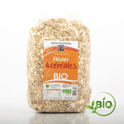 Image de Flocons 4 Céréales Bio 500G