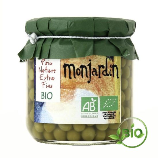 Picture of Petit pois Bio MONJARDIN 340g