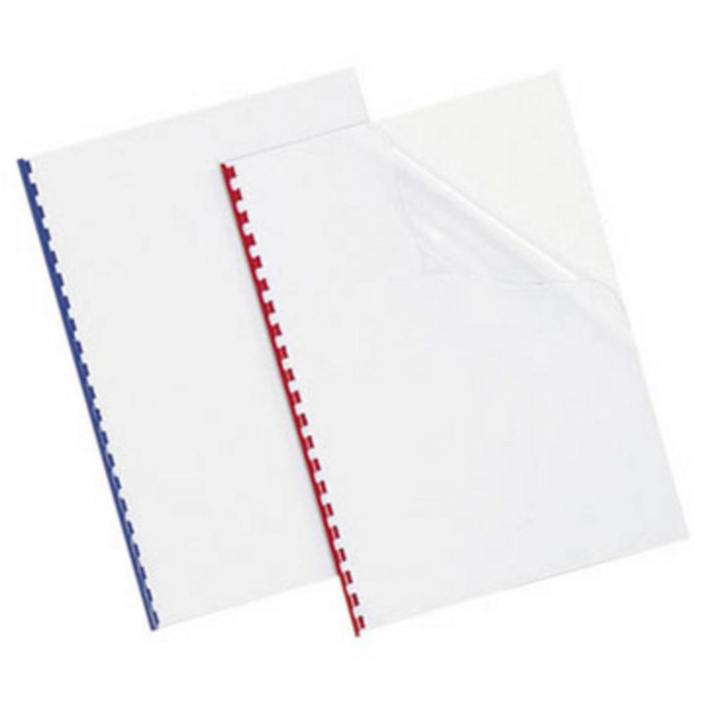 Couverture de reliure A4 Texet feuille plastique rouge transparente 200  microns pack de 100 feuilles - Autres accessoires de bureau - Achat & prix