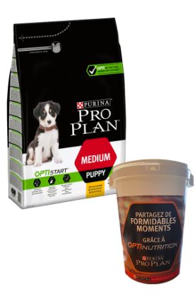 Image de Purina Pro Plan Dog Medium Puppy 12kg  + 1 fût offert