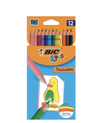 Pochette de 12 feutres de coloriage Pour BéBé - KID Couleur - Bic Kids