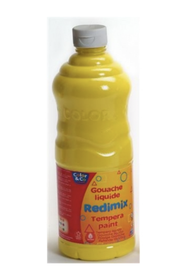 Image de Gouache liquide LEFRANC&BOURGEOIS 500ml - Jaune Primaire