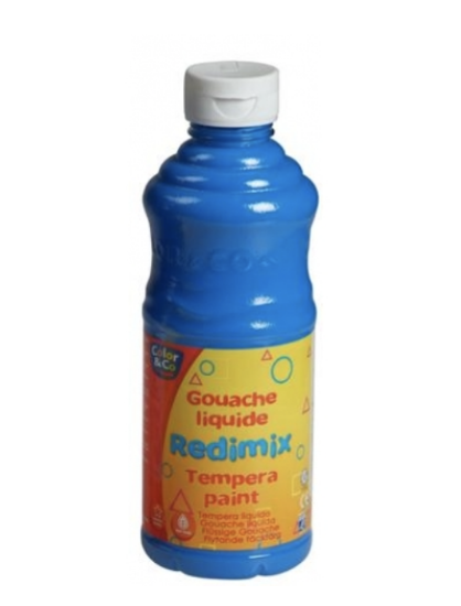 Image de Gouache liquide LEFRANC&BOURGEOIS 500ml - Bleu Primaire