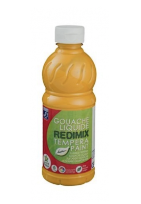 Image de Gouache liquide LEFRANC&BOURGEOIS 500ml - Ocre Jaune