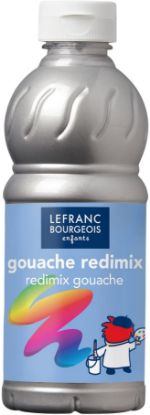 Image de Gouache liquide LEFRANC&BOURGEOIS 500ml - Argent