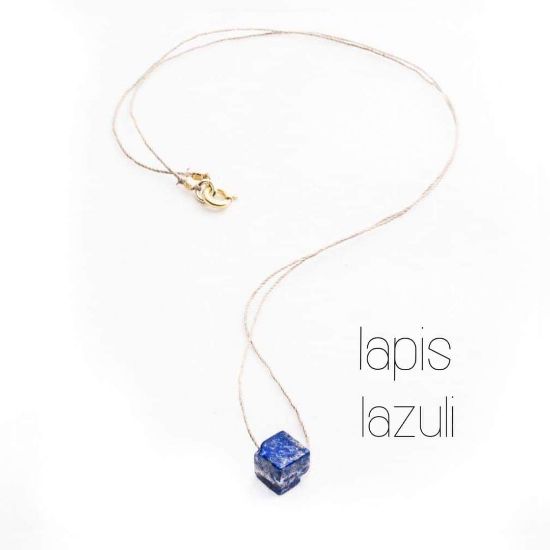 Image de Collier fil Lapis Lazuli