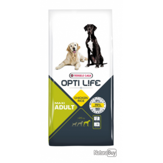 Picture of Croquettes chien OptiLife Adult Maxi Poulet 12.5Kgs