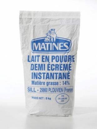 Picture of Matines - Poudre de Lait 1/2 Écrémé 14% - 5kg