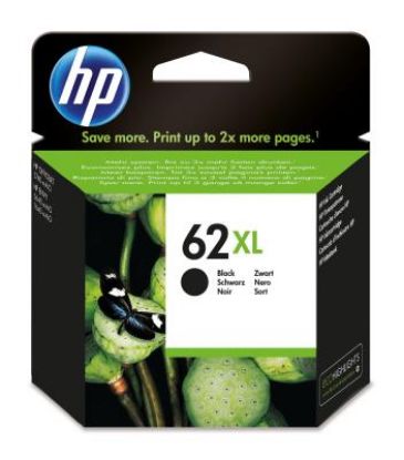 Cartouche HP 62XL Noire - 12 ml - 600 pages - (MC 60)