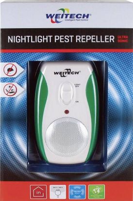 Picture of Weitech-Night Light Pest Repeller Lampe Veilleuse Repulsif A Ultrasons Petits Rongeurs & Rampants