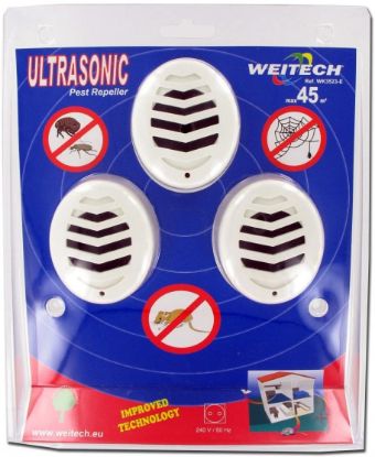Image de Weitech-Pest Repeller 3-Pack Repulsif A Ultrasons Petits Rongeurs & Rampants