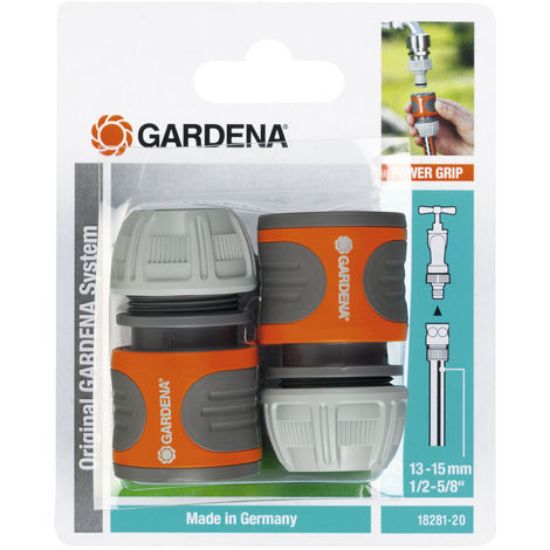 Image de Gardena Raccords Rapides Pour Tuyau Ø Int. 13 - 15 Mm. Contenu : 2 X 18215