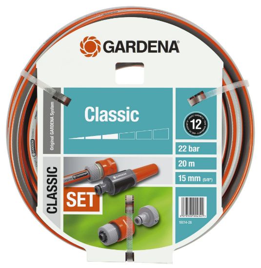 Image de Gardena Tuyau d'arrosage Classic 15 mm avec accessoires d'arrosage