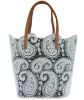 Sac dentelle Croisette polyester blanc arabesques 32 cm