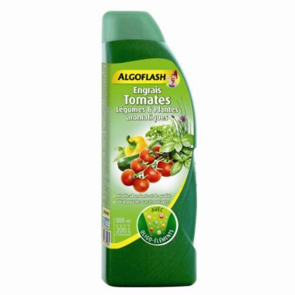 Image de Engrais Tomates, Légumes Et Plantes Aromatiques 800 Ml - Algoflash