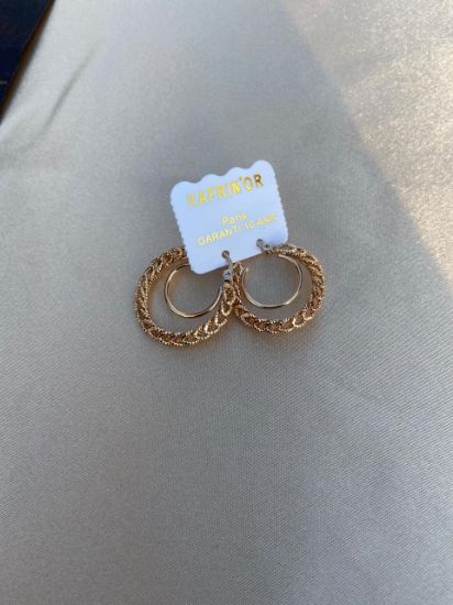 Image de Boucles d'oreilles créoles chaine